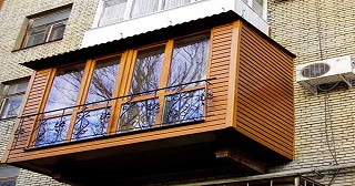 Внешняя отделка балкона Солнечногорск цена от 1043 руб. м/2.